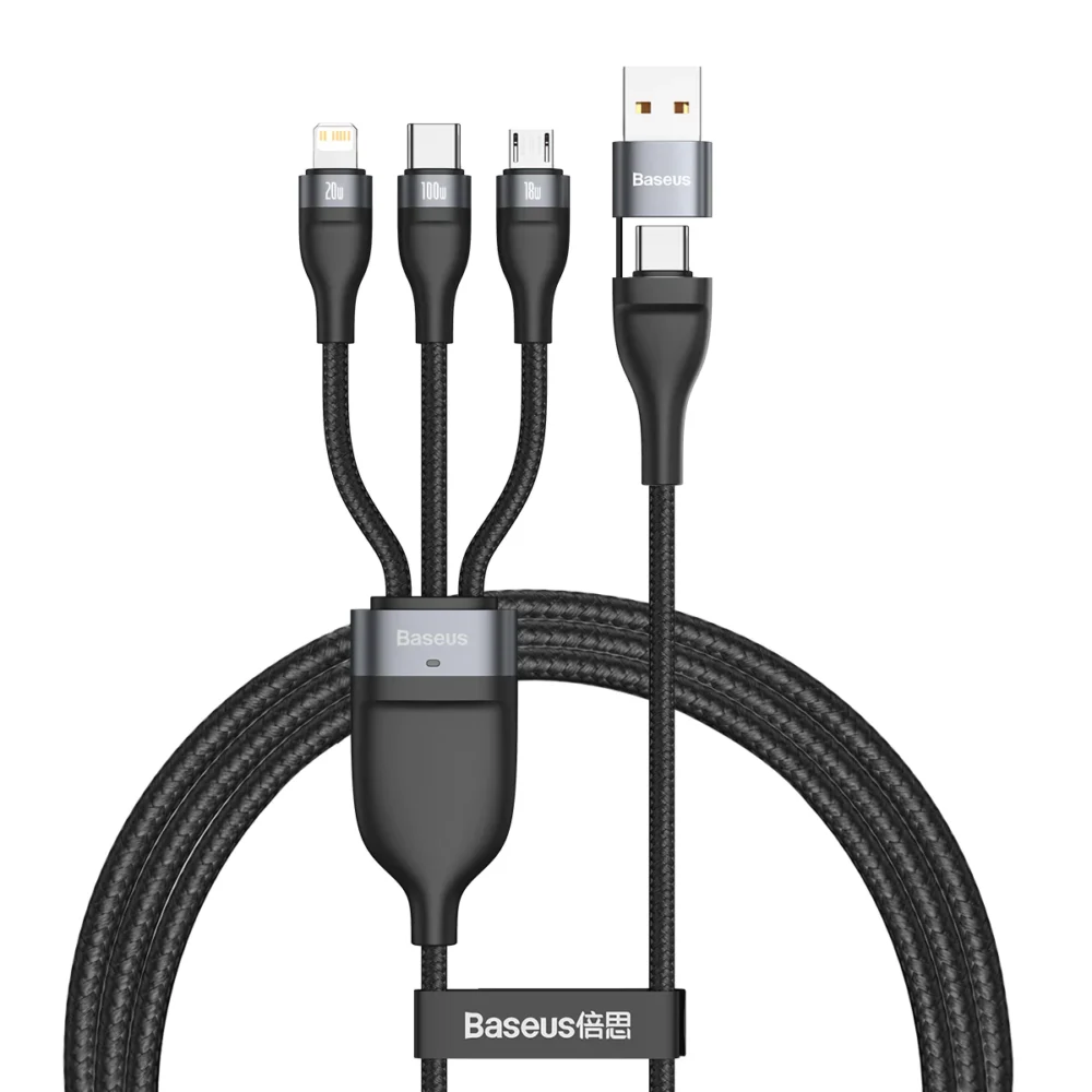 Baseus-Two-for-Three-Fast-Charging-Cable-100W-Price-in-BD