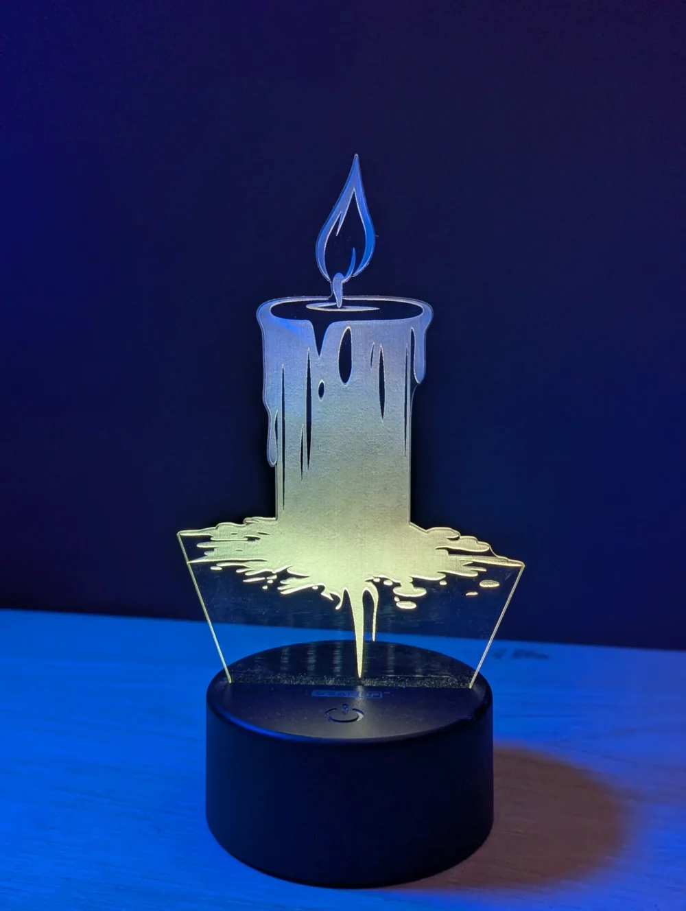 GearUP Acrylic Multicolor Night Lamp