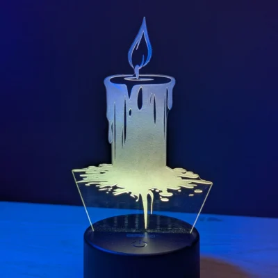 GearUP Acrylic Multicolor Night Lamp