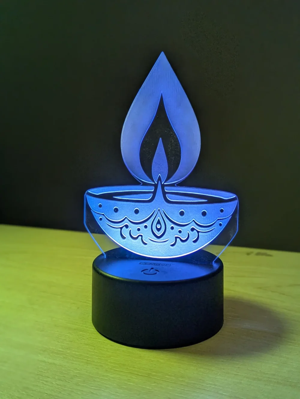 GearUP Acrylic Multicolor Night Lamp